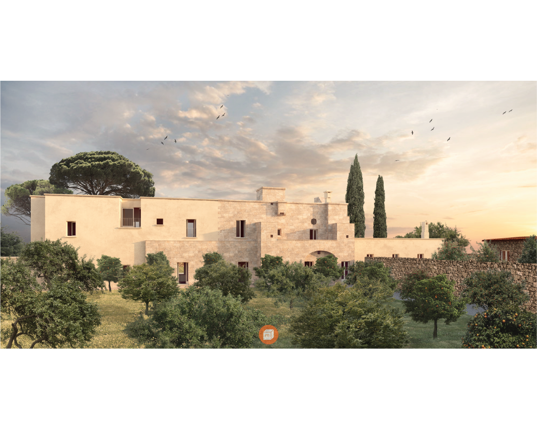 Rehabilitation project of the Masseria - Author of the Project: 
Serra del Fico -  author of the project: Studio Caminoli Coppola