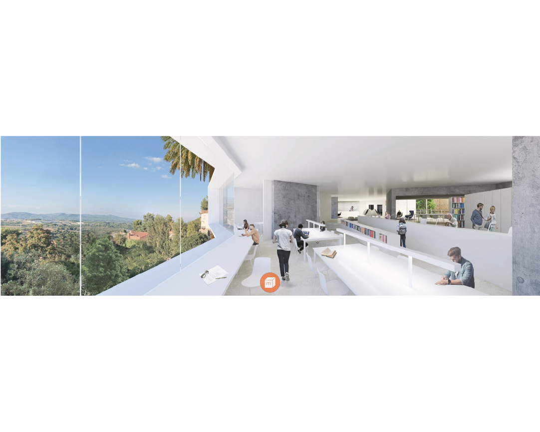 Gelida Library - author of the project: VOL studio Architecture