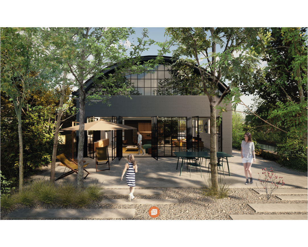 Rehabilitation of an industrial shed - author of the project: Mimesis Architecture Collective
